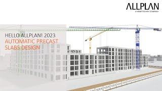 Hello Allplan 2023  Automatic Precast Slabs Design [upl. by Debora408]