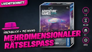 ADVENTURE GAMES FAMILY  Dimension 57  Brettspiel  Der Pile ist geil [upl. by Payton]