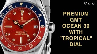 Steinhart Ocean 39 Vintage GMT Premium Red Ceramic [upl. by Nehtiek]