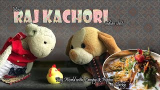 Mini Raj Kachori  Indian Chat  Street Food  ASMR Miniature Cooking [upl. by Liahus]