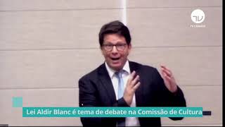 Prorrogação da Lei Aldir Blanc é discutida na Comissão de Cultura  260321 [upl. by Eugene]