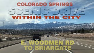 Colorado Springs Scenic Drive within the city [upl. by Eittik]