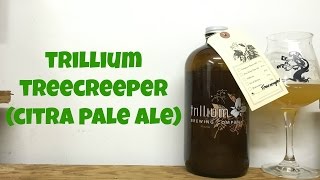 Trillium Treecreeper Citra Pale Ale Review  Ep 643 [upl. by Naman752]