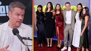 Matt Damon Shares What Hes Like as a Girl Dad [upl. by Liemaj]