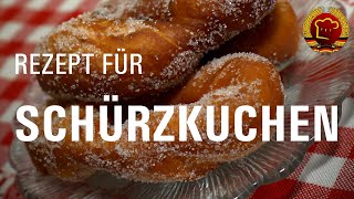 Perfekte Schürzkuchen und Pfannkuchen Berliner backen nach altem DDR Rezept für Fettgebäck Teig [upl. by Atnauqal85]