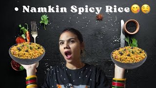 Namkeen spicy rice recipe  Try It  Bahut mast hai khane me😋😘👍 recipe vlog youtube viralvideo ￼ [upl. by Renate728]