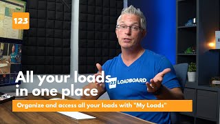 All your loads in one place on 123Loadboard Organize and easily access your truck loads [upl. by Kriste292]