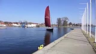 Impressive sailboat docking [upl. by Felske477]