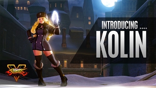 Street Fighter V KOLIN  All Costumes intro Blows Combos update April 2021 [upl. by Rehptosirhc]