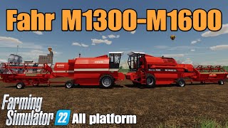 Fahr M1300 M1600  FS22 mod for all platforms [upl. by Assenov]