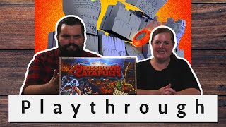 Crossbows and Catapults Playthrough Board Game Knights of the Round Table [upl. by Belle]