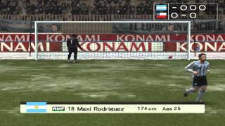 Argentina vs Chile Penalty Kicks Pro Evolution Soccer 6 [upl. by Allehc]