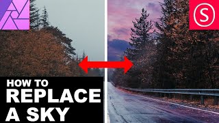 Affinity Photo  How to replace a Sky [upl. by Mccandless167]