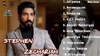 Stephen Zechariah songs collection  Stephen Zechariah ft Srinisha Jayaseelan Tamil love songs [upl. by Obrien660]