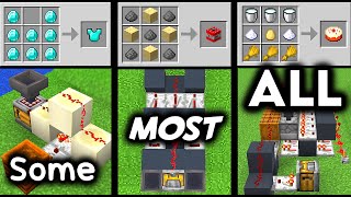 3 Easy Auto Crafters to make EVERY Minecraft item [upl. by Asuncion]