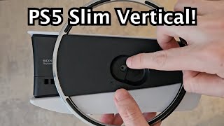 How to Set Up Vertical Stand  PS5 Slim or PS5 [upl. by Elitnahc503]