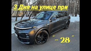 Li Auto L9 LiXiangL9 Минус 27 на улице Ты удивишься li auto lixiangl9 авто [upl. by Ffilc81]