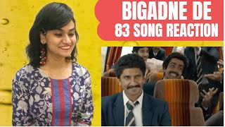 83  Bigadne De  Ranveer Singh Kabir Khan  Pritam Benny Dayal Ashish Pandit REACTION [upl. by Atram150]