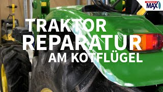 SprayMax  Traktor Reparatur am Kotflügel DE [upl. by Alodi]