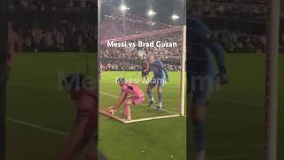 Messi vs Brad Guzan  Campana makes Guzan angry football soccer messi mls [upl. by Allenrac707]