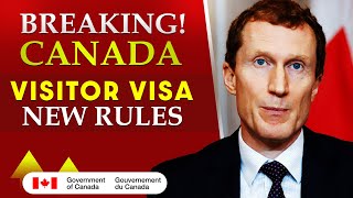 BREAKING Canada Visitor Visa New Rules  Canada Visitor Visa Latest Update [upl. by Ydak]