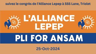 suivez le congrès de lAlliance Lepep à SSS Lane Triolet [upl. by Hgielanna871]