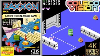 Zaxxon Colecovision 4k Gameplay [upl. by Ninaj832]