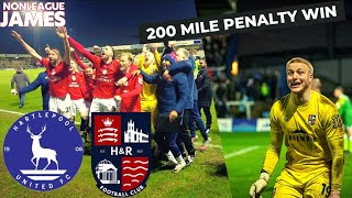 200 Mile PENALTY WIN in Hartlepool Vs Hampton amp Richmond [upl. by Kier]