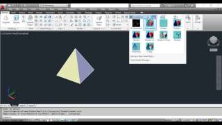 Use a Visual Style to display model  AutoCAD [upl. by Enidaj661]