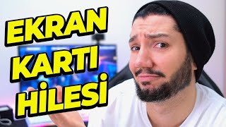 LAPTOPLARDAKİ EKRAN KARTI HİLESİ [upl. by Ambrogio728]