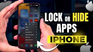 How To Lock Hide and Unhide Apps on iPhone [upl. by Anhcar]