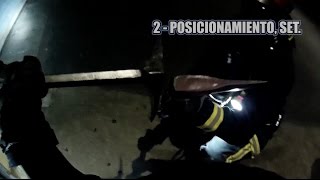 BOMBEROS  ENTRADAS FORZADAS  HALLIGAN HACHA INTERVENCION [upl. by Evreh232]