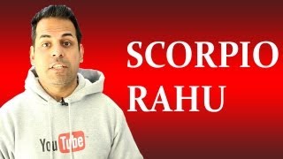 Rahu in Scorpio in Vedic Astrology All about Scorpio Rahu in Jyotish [upl. by Hutchison]