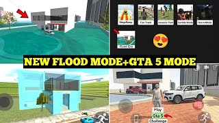 Indian Bike Driving 3D New Flood Mode Cheat Code 🤯🔥 GTA 5 Mode New Update 🤩 Harsh in Game [upl. by Anoif]