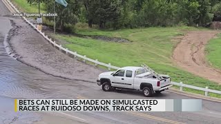 Ruidoso Downs Race Track simulcasting races for residents [upl. by Clerissa44]