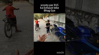 Bachne silencer lekar bhaga 🔥😭youtube motovlog youtubeshorts trending video bike rider [upl. by Karb993]