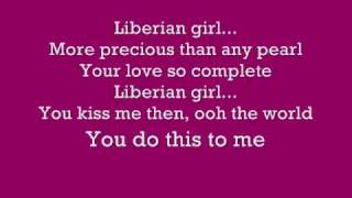 Michael Jackson  Liberian Girl  Lyrics [upl. by Esmerelda]