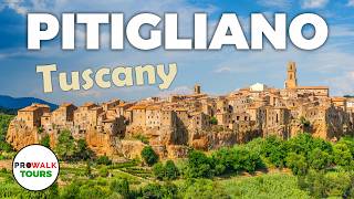 Tuscany Hill Town Walking Tour 4K60fps [upl. by Maharba89]