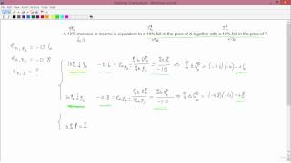 Intermediate Microeconomics Elasticity Example [upl. by Yznil]