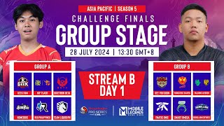 🔴 EN Stream B  AP Snapdragon Mobile Challenge Finals Group Stage  Season 5 Day 1 [upl. by Anivel100]