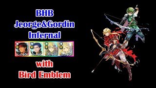 Fire Emblem Heroes  BHB  JeorgeampGordin Infernal with Bird Emblem in 1 Turn [upl. by Kiele]