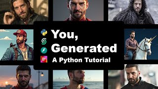 Lets build a AI Photo Generator with Python and FastAPI [upl. by Anirehc]