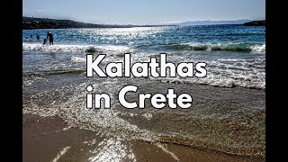 Kalathas beach near Chania in Crete  Greece 2021 😍 fantastic [upl. by Collete383]