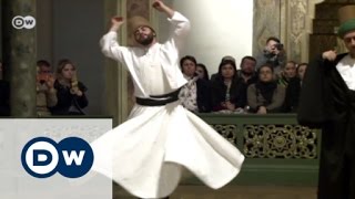 The whirling dervishes A gentle face of Islam  Focus on Europe [upl. by Nasas11]