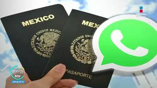 Citas por Whatsapp para obtener pasaporte  Imagen GDL con Ricardo Camarena [upl. by Assiluj]