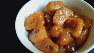 Sweetened Bananas Minatamis na Saging  Recipe  364 [upl. by Nomzed]