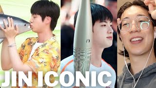 JIN Iconic Moments Since His DEBUT [upl. by Odraleba]