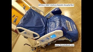 Hill Rom TotalCare 1840 Bariatric Sport Hospital Bed [upl. by Eegnat]