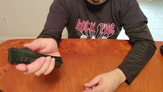 Review  Cobratec CTK1 Large Black Handle Drop Point Blade [upl. by Maryellen]