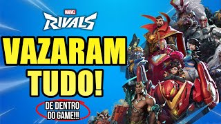 MOSTRANDO TODOS HEROIS E SUAS HABILIDADES DENTRO DO JOGO  MARVEL RIVALS com VAZAMENTOS INSANOS [upl. by Prinz]